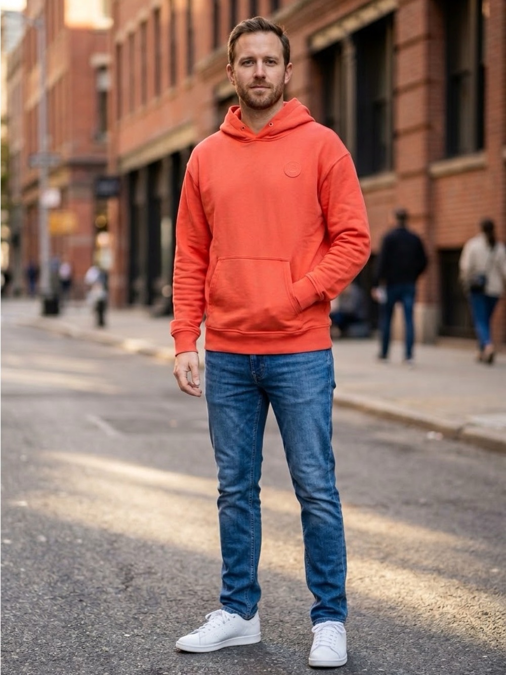 Scotch & Soda Orange Red Hoodie